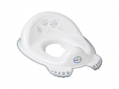Tega Baby FehérBagoly WC szűkítő – fehér, csúszásgátlós, bagoly mintás