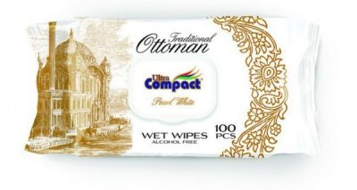 Ultra Compact Ottoman White nedves törlőkendő – 100 db | Alkoholmentes babatörlő 3 év alatti gyermekeknek