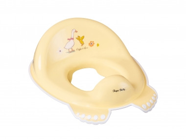 Tega Baby Citrom WC szűkítő – sárga, csúszásgátlós, erdei állatos mintával