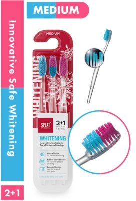 Splat Professional Whitening Medium fogkefe 3 db-os Multipack (8/karton)