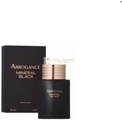 Arrogance Mineral Black Parfum Intense Pour Homme Eau De Parfum, 50ml