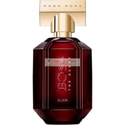 Boss The Scent Elixir Női Parfüm Ambery Illattal, Pink Borssal