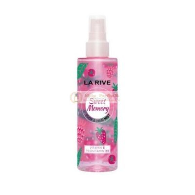 La Rive for Woman Sweet Memory Body and Hair Spray, 200ml