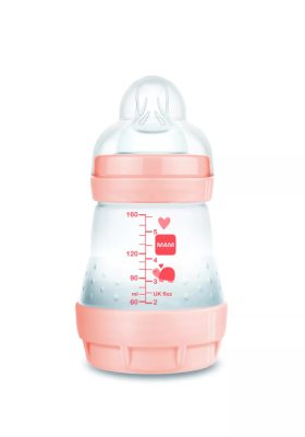 MAM Anti Colic cumisüveg 160 ml - rózsaszín