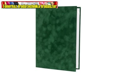 Oklevéltartó, A4, exkluzív, plüss, zöld
