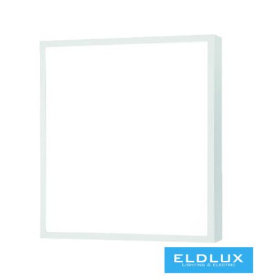UNIVERSO Négyzet alakú falon kívüli LED panel 30w 3530lm CCT/kap. 120° IP20 Fehér 400x400x39mm