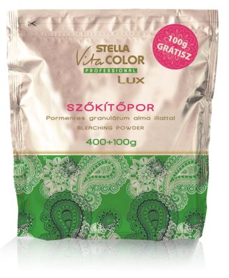 Vitacolor Lux szőkítőpor zöld alma illattal, 400+100 g