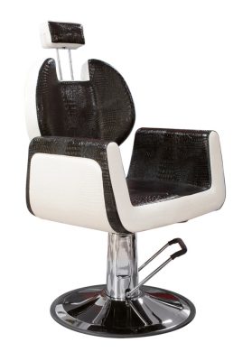 Black&White Salon Goldfume férfi hajvágószék fekete-fehér SX-926