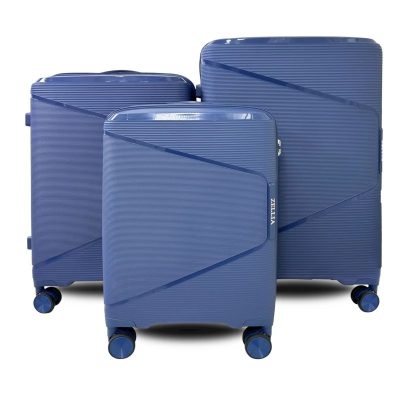 SunBox kék bőrönd szett