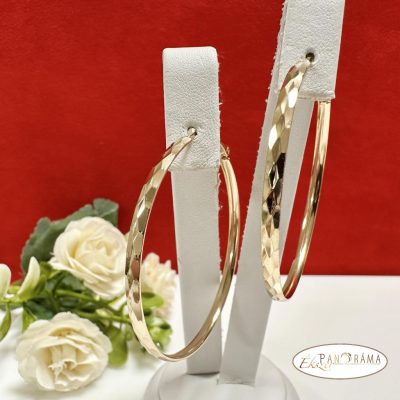  18K Gold Filled karika fülbevaló - Elena 35