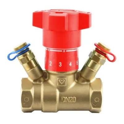 HERZ Strömax-GN egyenes ülékű szabályzószelep mérőcsonkkal, 1/2"