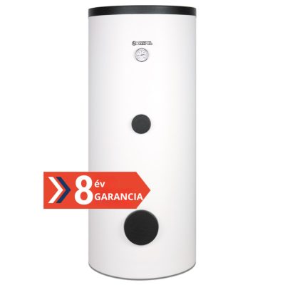 300 literes álló 2 hőcserélős Kospel indirekt tároló 1,5 m² és 0,8 m² felületű hőcserélővel bojler zománcozott HMV tartály