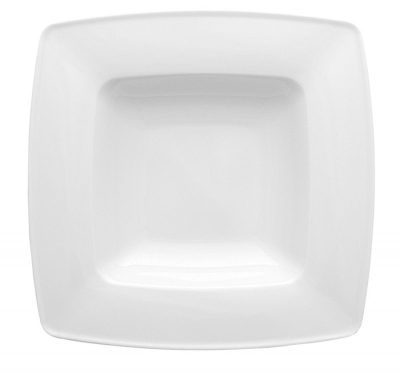 Victoria mélytányér 23 cm 350 ml szögletes, 6 db-os csomag