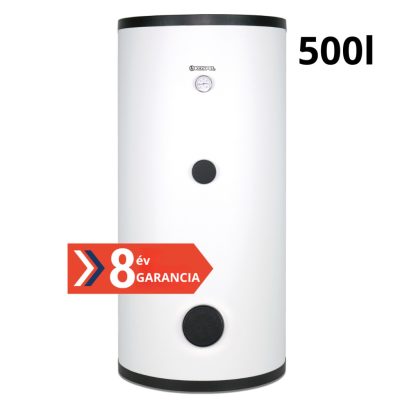500 literes álló 1 hőcserélős Kospel indirekt tároló 2,25 m² felületű hőcserélővel bojler zománcozott HMV tartály