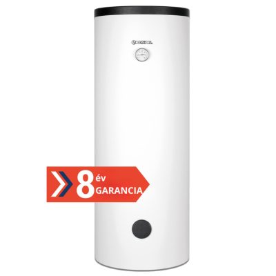 200 literes álló 1 extra nagy hőcserélős indirekt tároló 2,1 m² felületű hőcserélővel bojler zománcozott HMV tartály