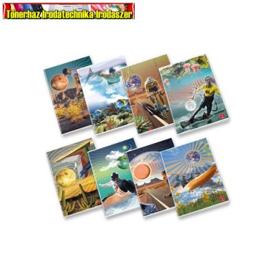 Füzet Pigna Dream sport A/4 tűzött 42 lapos vonalas (81-32, 81-42) margós