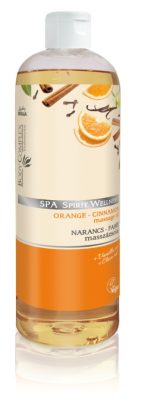 Lady Stella Spa Spirit Wellness kupakos masszázsolaj, narancs-fahéj, 1 l