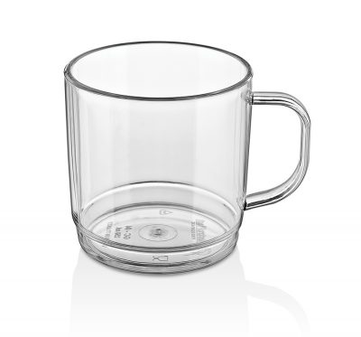 Polikarbonát bögre 250ml átlátszó