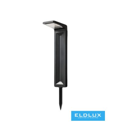 UNIVERSO Solar kerti lámpa 3.7V-2.2AH 5V-2w 200lm CCT.kap IP65 fekete 573x162x90mm