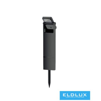 UNIVERSO Solar kerti lámpa 3.7V-2.2AH 5V-2w 200lm CCT.kap IP65 fekete 650x106x28mm