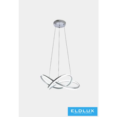 UNIVERSO Függeszték LED 60w 4800lm CCT.kap D500x1100mm IP20 Króm