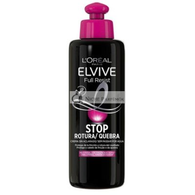 L'Oreal Paris Elvive Teljes Ellenállás Törés Megállító Leave-In Kondicionáló Krém 200ml