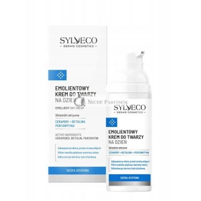 Sylveco Dermo Bőrápoló Atópiás Emolliens Arcápoló Krém, 50 ml