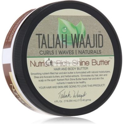 Taliah Waajid Curls Waves és Naturals Tápanyagban Gazdag Fényes Vaj, 120ml