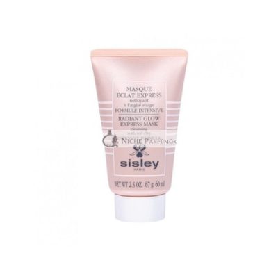 Sisley Express Ragyogás Maszk Vörös Agyag Unisex, 60g