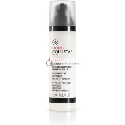 Collistar Hydra Uomo Napi Védő Hidratáló Krém Arcra és Szemre, 80ml