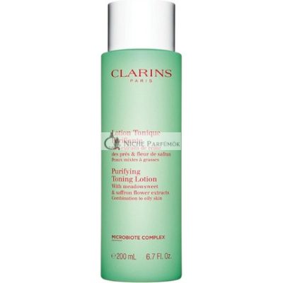 Clarins Tisztító Tonizáló Lotion Mezei Cickafarkkal és Sáfrányvirág Kivonattal 200ml