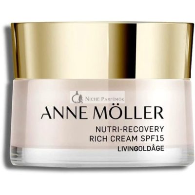 ANNE MOLLER Livingoldage Nutri Recovery Rich Cream SPF15, 50 ml
