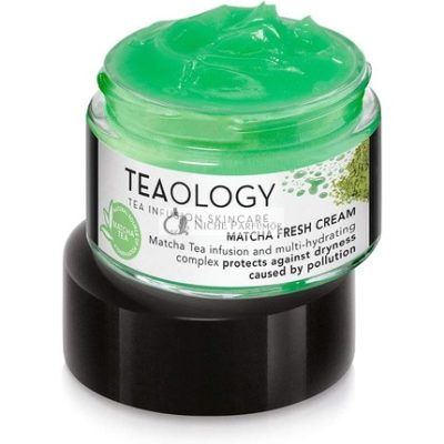 Teaology Matcha Friss Krém 50ml Hidratáló Nappali és Éjszakai Krém Természetes Kozmetikum Vegan