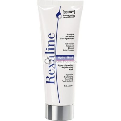 Rexaline Hydra-Shock Hyper-Hidratáló Megújító Maszk Hidratáló/Ápoló Arcmaszk Hyaluronsavval, 75ml