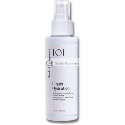 Geek & Gorgeous Hidratáló Arctonik Spray 5% Panthenollal és Természetes Hidratáló Faktorokkal, 110ml