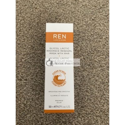 REN Tiszta Bőrápolás Glycol Lactic Ragyogás Megújító Maszk AHA, 50ml