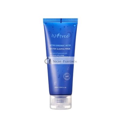ISNTREE Hyaluronsav Alvás Maszk 100ml, Hidratáló Gél Textúra, Éjszakai Bőrápolás, Ragyogó Bőr