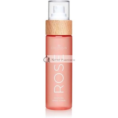 COCOSOLIS Rózsa Nyugtató Spray Toner Arctisztító és Hidratáló Toner Rosa Damascena, Kaktusz és Kókusz - Tápláló Bőrápolás