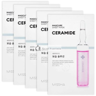 MISSHA Mascure Hidratáló Megoldás Arcpakolás Ceramiddal Száraz és Gyenge Bőrre - 1db