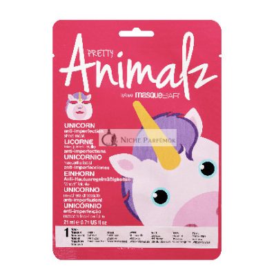 Masque Bar Pretty Animalz Egyszarvú Arcpakolás, 21g