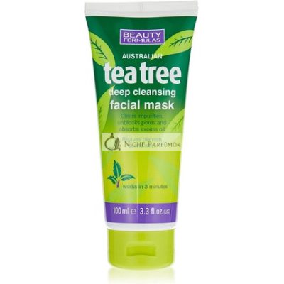 Beauty Formulas Ausztrál Teafa Mélytisztító Arcmaszk