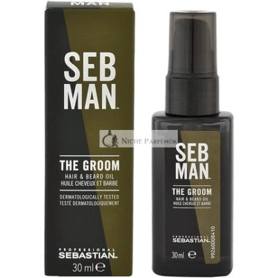 Seb Man The Groom Tápláló Olaj Hajra és Szakállra