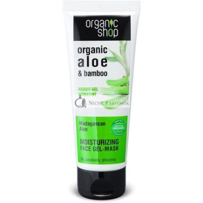 Tápanyagdús arcpakolás aloe és bambusz géllel