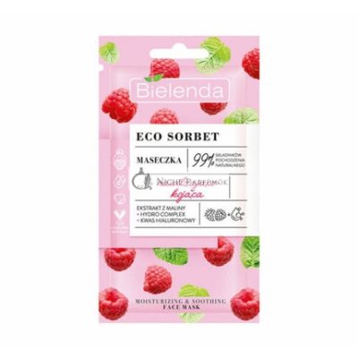 Bielenda Eco Sorbet Málna Arcpakolás 8g