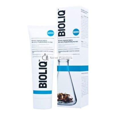 BIOLIQ DERMO Regeneráló Éjszakai Krém Akne Hajlamos Bőrre 50ml