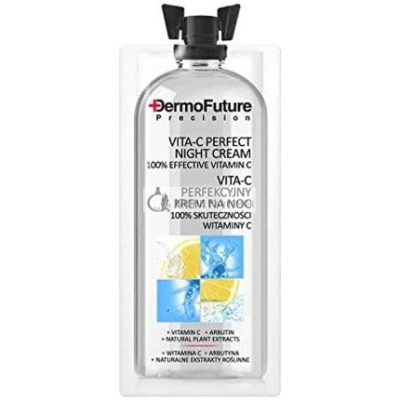 DERMOFUTURE Ránctalanító Világosító Éjszakai Krém C-vitaminnal, 12ml