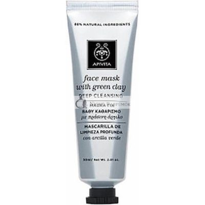 Apivita Arcpakolás Mélytisztító Zöld Agyaggal 50ml