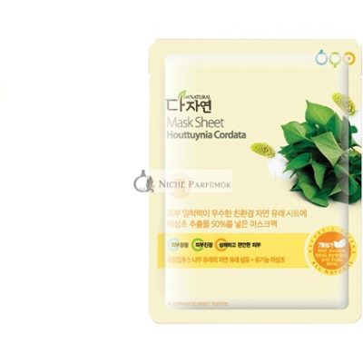 100% Természetes Houttunia Cordata Maszk Lap 25ml