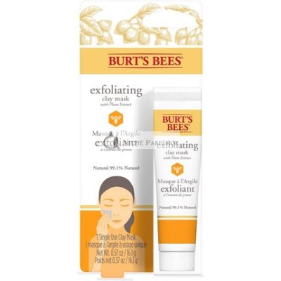 Burt's Bees 99,1% Természetes Hámlasztó Agyagmaszk, 16,1g