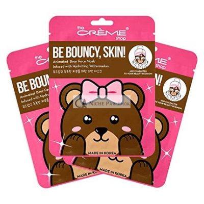 The Crème Shop Animált Miss Bear Hidratáló Arcpakolás, Vízibolygó